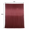 thumbnail image 3 of BalsaCircle 8x10 feet Burgundy Satin Curtain Wedding Photography Backdrop Panel Party Events Decorations Supplies, 3 of 8