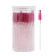thumbnail image 1 of Ofertas Únicas 100 Pcs Cepillo de Pestañas Portátil para Vacaciones Rosa Rojo Rosa Brillante Cristal Falso Nylon, 1 of 5