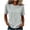 *Gray, variant on VBVC Women's Vertical Stripe Crew Neck T-Shirt , Ladies' Loose Fit Soft Casual Basic Top , Everyday Short Sleeve Shirts For Women,Black,S-2XL