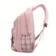 thumbnail image 3 of Mochila con estampado de cuadros Kawaii, mochila escolar para computadora portátil de múltiples capas, mochila de viaje informal para niñas adolescentes y niños, 3 of 4