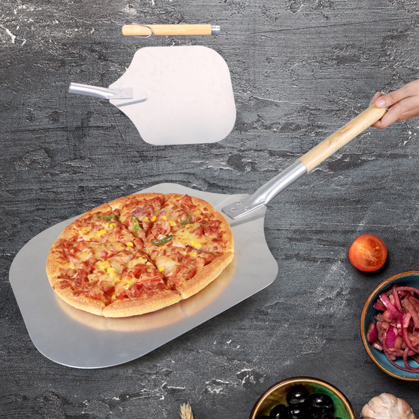 Pizza Shovel for Oven Bread Cake Pizza Shovel Pizza Paddle Peel Spatula Cake 