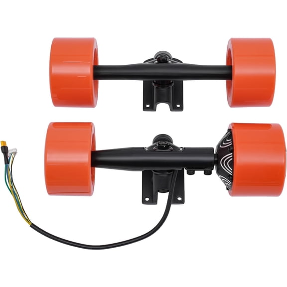 Single Motor Set for Electric Skateboard,36V 250W Brushless Hub Motor Kit for Longboard Upgraded for Adults, Speed Skateboarding Equipment (Orange)