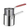 thumbnail image 2 of Stainless Steel Deep Fryer Pot with Oil Filter Basket, Mini Multi Function Cooking Pot for Frying, Boiling and Pasta, 2 of 9