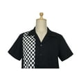thumbnail image 3 of Two-tone Contrast Retro Cuban Casual Shirts, 3 of 5