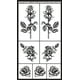 Rub 'N' Etch Stencil de Concepteur 5" X8"-Roses Détaillées – image 1 sur 4