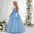 thumbnail image 7 of Fgnfyis Toddler Girl Dresses Tutu Long Gown Wedding Pageant Performance Embroidered Formal Flower Girl Dress Blue 11-12 Years, 7 of 7