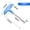 H3, variant on H2-H10 T Type Hex Wrench Tool Long Handle for Furniture Assembly Maintenances H2.0