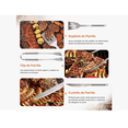 thumbnail image 3 of Juego 21pz Utensilios Parrilla Asador Inox Accesorios Cocina, 3 of 5