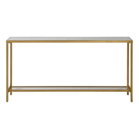 Maklaine Console Table in Gold