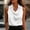 A White, variant on Ygbgbb Women's Satin Shirts Elegant Tops Short Sleeve V Neck Button Down Blouse Lightweight Comfy Casual Shirts for Office Work & Party Navy S