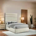 thumbnail image 2 of Meridian Furniture Adam Cream Boucle Fabric Full Bed, 2 of 10