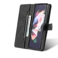 thumbnail image 2 of Case for Samsung Galaxy Z Fold 7, PU Leather Card Slots Magnetic Closure Vintage Shockproof Protective Case for Samsung Galaxy Z Fold 7 - Black, 2 of 11
