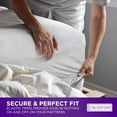 thumbnail image 6 of Blissford Fitted Mattress Protector Heavy Gauge Vinyl Waterproof, 6 of 7