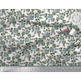 thumbnail image 3 of Soimoi Rayon Fabric Leaves & Floral Block Fabric Prints by Yard 56 Inch Wide, 3 of 3
