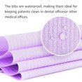 thumbnail image 3 of 125pcs Dental Bibs Disposable Waterproof(Purple), 3 of 4