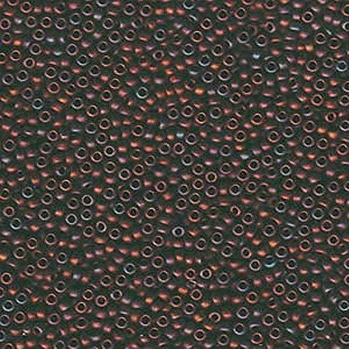 Matte Metallic Copper 15/0 Round Miyuki Seed Beads Apx 8.2g Tube