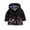 Black, variant on Dyfzdhu Kids Coat Winter Jacket Girls Hooded Flower Prints Toddler Outerwear Beautiful Windproof Warm Thick