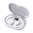 thumbnail image 3 of Auriculares deportivos con ganchos para los oídos / Baja latencia recargable / Cancelación de ruido / Auriculares deportivos IPX5 Auriculares Blanco Sunnimix Auriculares deportivos, 3 of 7