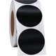 thumbnail image 3 of Etiquetas redondas, negro, 500 etiquetas adhesivas por rollo (negro), 3 of 4