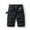 Black, variant on TopLLC Mens Shorts, Mens Pants Shorts Men's Button New Style Cotton Multi-Pocket Overalls Shorts Fashion Pant