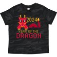 thumbnail image 3 of Inktastic Pixel Style Year of the Dragon 2024 Boys or Girls Toddler T-Shirt, 3 of 5
