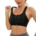 thumbnail image 5 of RUNNING GIRL Women Sports Bra with Zipper Front High Impact Racerback Workout Bra, 5 of 7