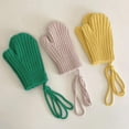 thumbnail image 2 of Braid Guantes universales, manoplas tejidas, manoplas para bebés, guantes de otoño engrosados ​​para niños pequeños, 2 of 5
