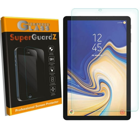 [2-Pack] Samsung Galaxy Tab S4 10.5 SuperGuardZ Screen Protector [Tempered Glass], Anti-Scratch, 9H Hardness, Anti-Bubble,