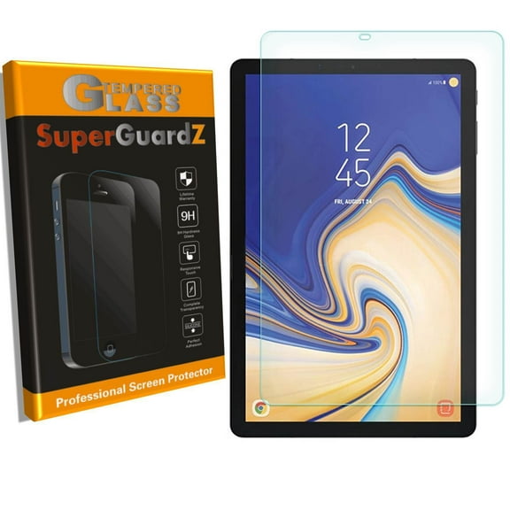 [2-Pack] For Samsung Galaxy Tab S4 10.5 - SuperGuardZ Tempered Glass Screen Protector [Anti-Scratch, Anti-Bubble]   4-in-1 LED Stylus Pen