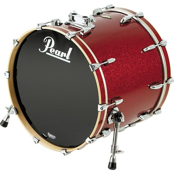 Pearl Masters MCX Bass Drum 22 x 18 in. Red Glass