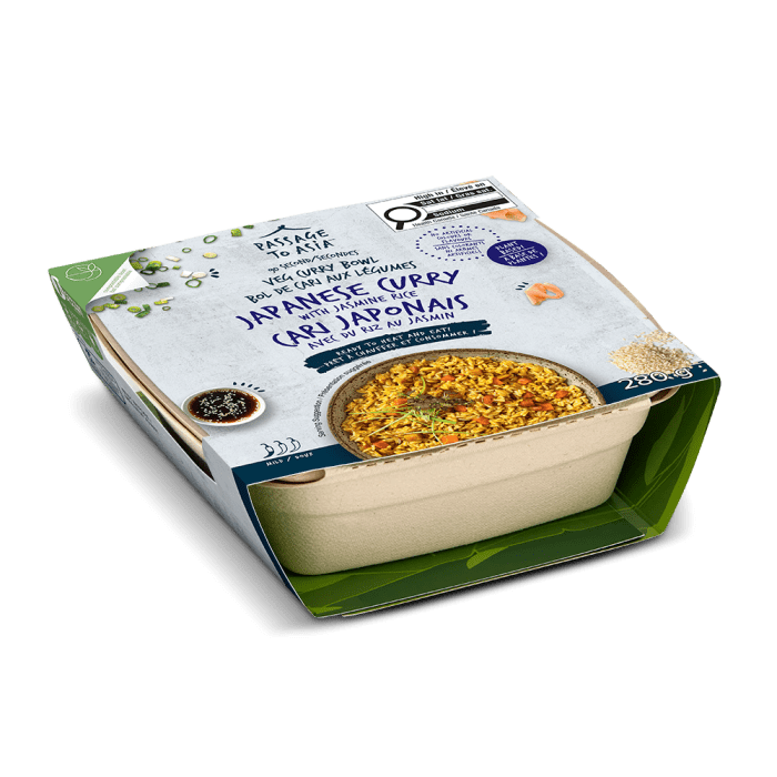 Passage to Asia - Bol de curry de légumes Japonais (280g)