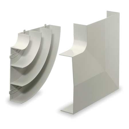 Int Elbow - Flat Elbow Base and Cover,White