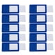 thumbnail image 1 of Magnetic Label Holder for Marking 10Pcs Magnetic Name Tags for Whiteboards, 1 of 5