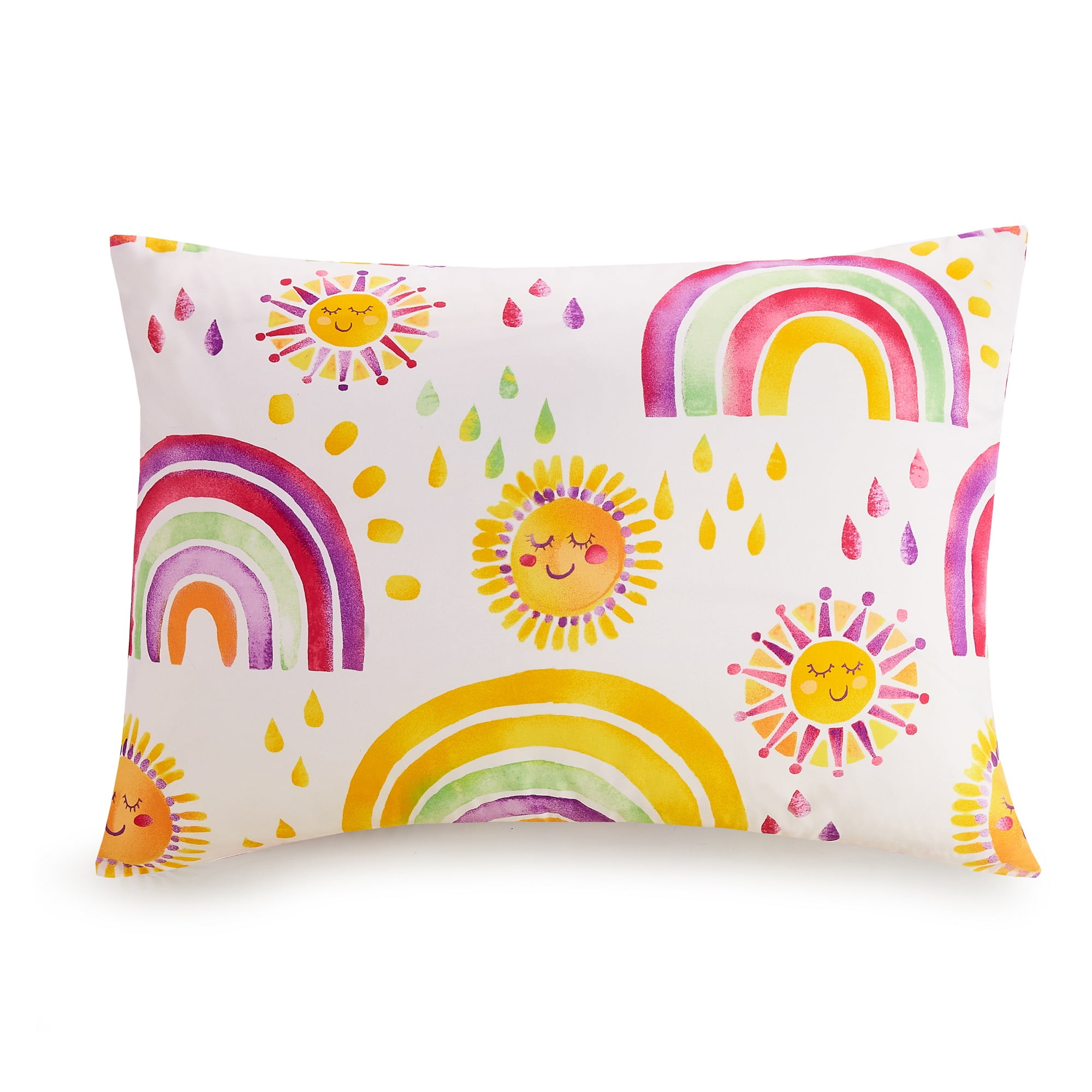 Urban Playground Kids and Teens Rainbows and Suns Pink 2-Piece Comforter Set, Twin/Twin XL