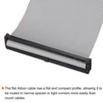 thumbnail image 4 of Unique Bargains IDC 60Pin Flat Ribbon Cable, 2.0mm Pitch FC to FC Connector 30cm Length Grey Jumper Wire Computer DVD, 2Pcs, 4 of 5
