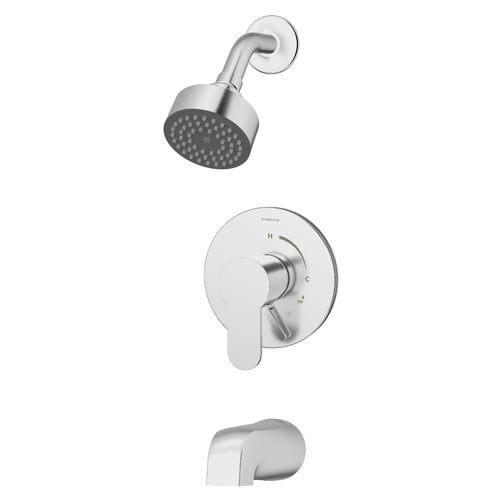 Symmons S-6702-TRM Identity 1-Handle Tub and Shower Faucet Trim Kit with Diverter Lever (Valve Not Included), Chrome
