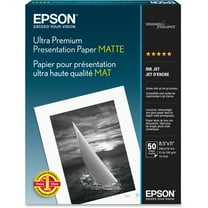 Epson Acid-Free Ultra Premium Matte Presentation Photo Paper, 50 Sheets