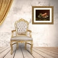 thumbnail image 3 of Ream, Carducius Plantagenet 32x26 Gold Ornate Wood Framed with Double Matting Museum Art Print Titled - Still Life With Watermelon, 3 of 4