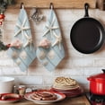 thumbnail image 6 of Nautical Coastal Kitchen Towels Set of 1, Ocean Sand Dollars Conch Starfish Wood Blue Absorbent Dish Towels for Kitchen, Microfiber Hand Towel, Quick Drying Tea Towel for Cleaning Dishcloths, 6 of 7