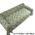 thumbnail image 3 of Patrón de toalla de pelo con flores, funda de toalla para el pelo, funda de manta para sofá, funda de tela, manta para sofá de casa, juego decorativo de tela para sofá, manta multiusos Akmoler, 3 of 7