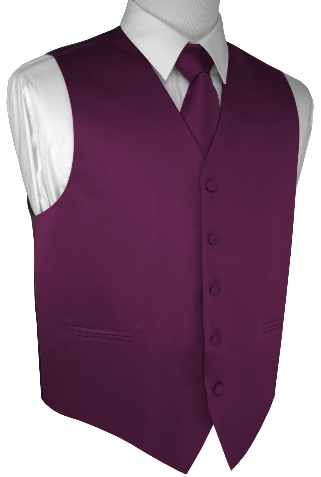 New Men's Formal Vest Tuxedo Waistcoat_bowtie & hankie set stripe wedding red 