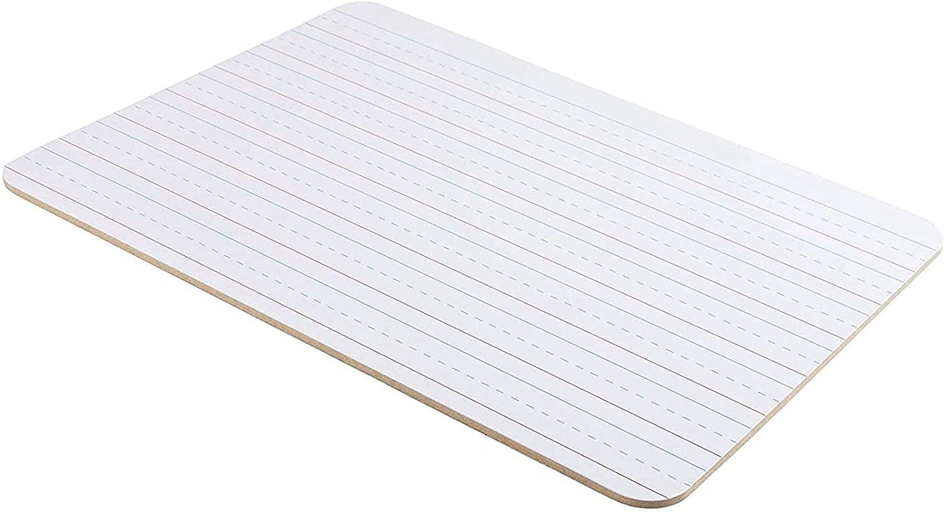 Pen + Gear MDF Dry Erase Double-Sided 9" x 12" x 0.1" Whiteboards - Lined & White, 6 Pack Set
