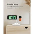 thumbnail image 3 of Belkin MagSafe Charger Compatible 3-in-1 Wireless Charging Stand 15W - Qi2-Certified Wireless Charger, Fast Charging iPhone Charger for iPhone 16, AirPods, Apple Watch, & More (PSU Included) - White, 3 of 8
