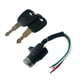 thumbnail image 2 of Cerradura de seguridad para caja de batería con 2 llaves, cerraduras de batería para motocicleta, pieza de repuesto duradera, cerradura de cilindro de , Cabeza pequeña DYNWAVEMX  Cerradura de seguridad, 2 of 8