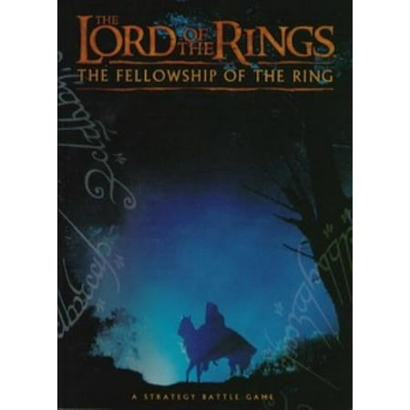 Fellowship of the Ring Boxed Game Rulebook (Blue Cover) Lightly Used (Best Lord Of The Rings Box Set)