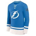 thumbnail image 2 of Men's Fanatics Blue Tampa Bay Lightning High Point Long Sleeve T-Shirt, 2 of 3