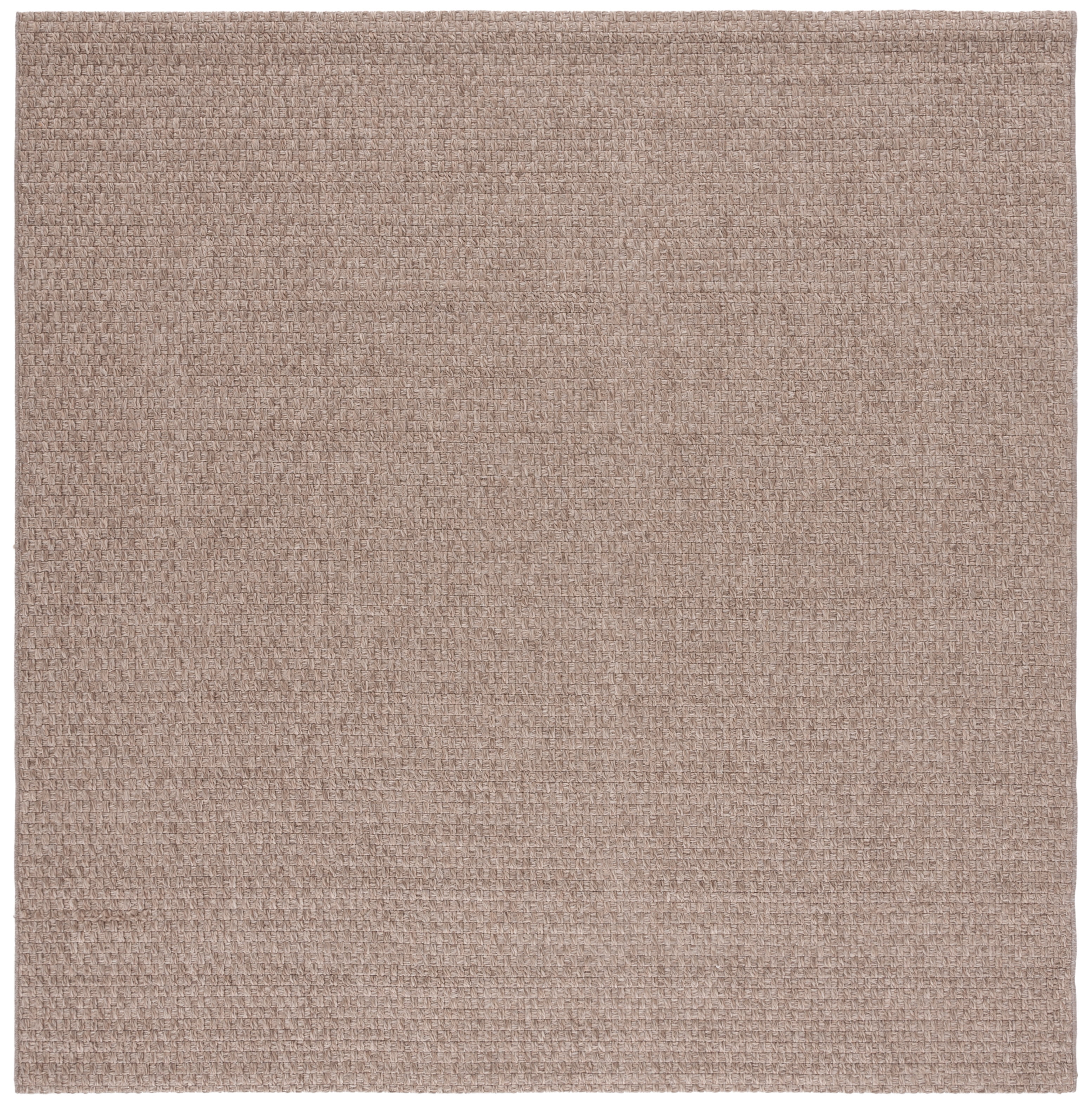 Safavieh Sisal All-Weather Delroy Solid Indoor/Outdoor Area Rug, Brown, 7'9" x 7'9" Square