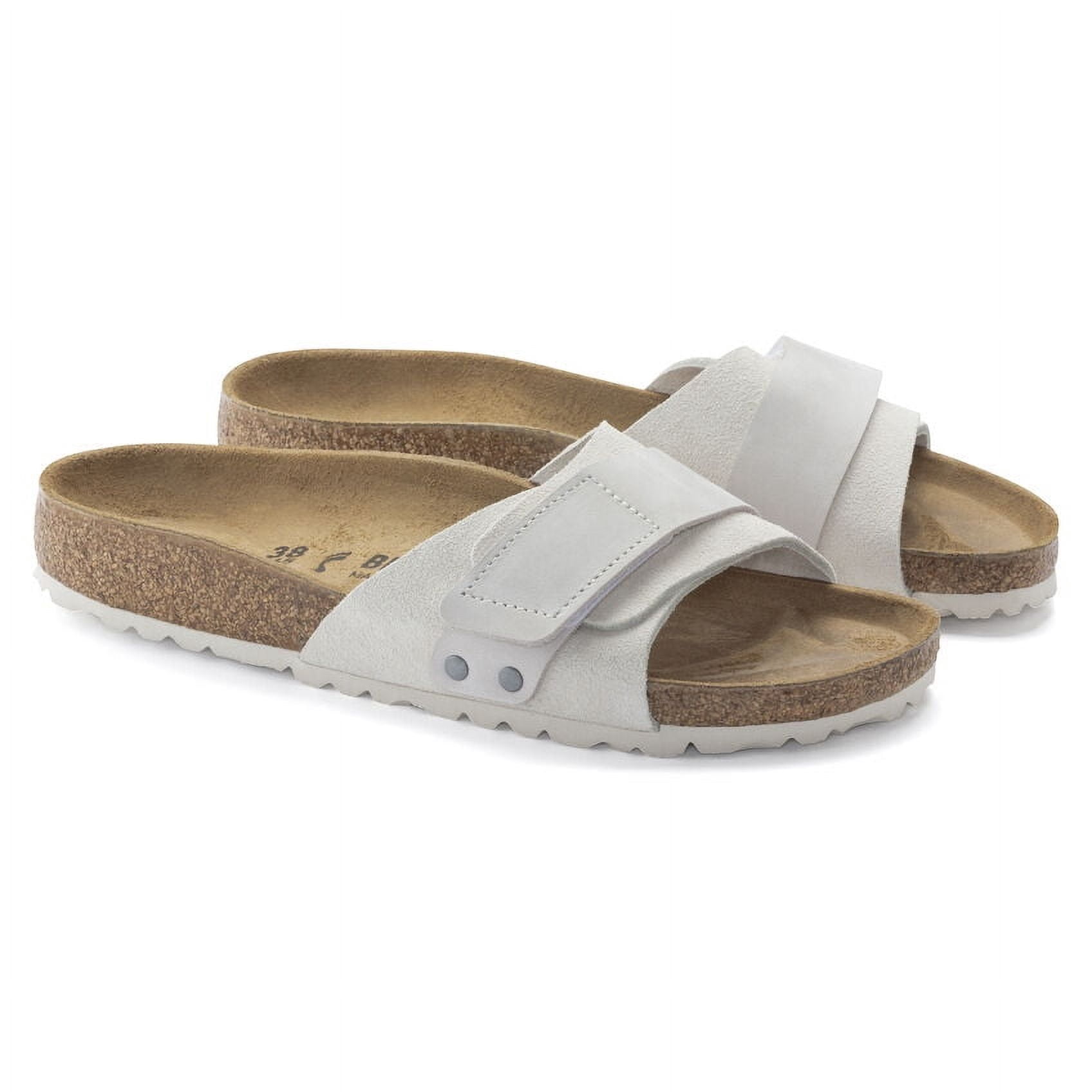BIRKENSTOCK Oita - Slim and Feminine Comfort with Suede and Nubuck Leather, Individually Adjustable Fastener, and Cork-Latex Footbed - Multiple Sizes & Colors