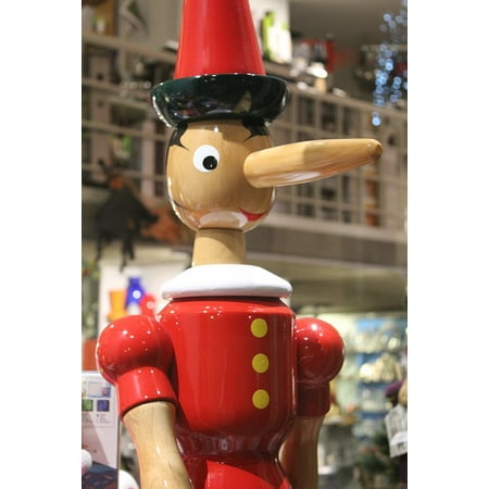- Peel-n-Stick Poster of Marionette Game Pinocchio Puppet Nose Fable Poster 24x16 Adhesive Sticker Poster Print