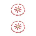 thumbnail image 3 of Transemion 100pack/lot Tassel For Keychain Accessories Trendy Fringe Detail Wide pink-Gold 2Set, 3 of 6